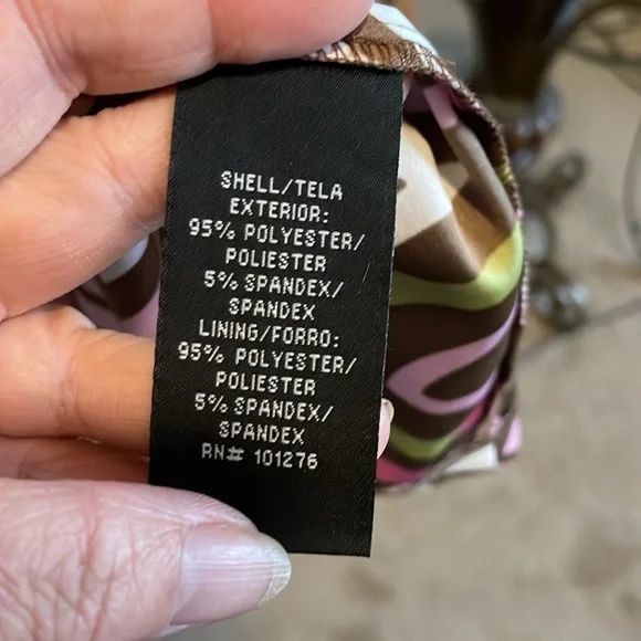 Nicole miller pattern dress size 8 - Picture 9 of 9